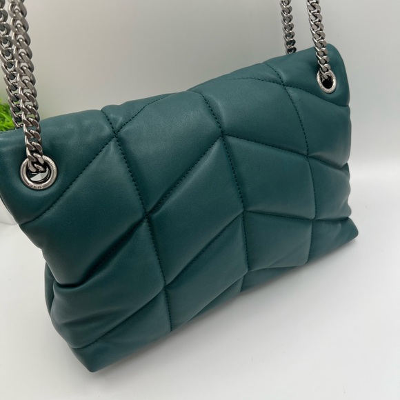Yves SAINT LAURENT Puffer Cloud puffer shoulder bag Rare color 😍 - Picture 6 of 9